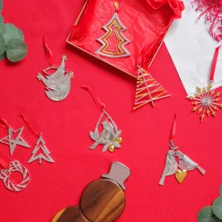 Assorted Mini Ornaments – Star, Wreath, Tree (Set Of 3)*Nambé Discount