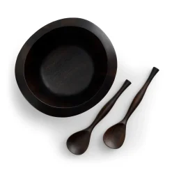 Bella Salad Bowl W/ Servers - Espresso*Nambé Online