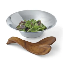 Chillable Salad Bowl W/ Servers*Nambé Outlet