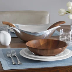 Skye Wood Individual Salad Bowl*Nambé
