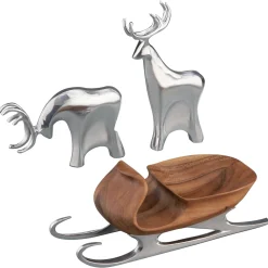 Sleigh With Reindeer*Nambé Best